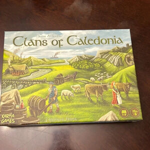 Clans of Caledonia Game *missing 2 pieces* 2017 No Longer in Production Rare